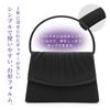 Black Formal For Ceremonial Entrance Graduation Pleated Design [PLEX] Bag, Black, Occasions, Ceremonies, Ceremonies, Funerals, Women's, Gathered,