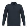 Spasso Mens Knitted Long-Sleeved Polo Shirt