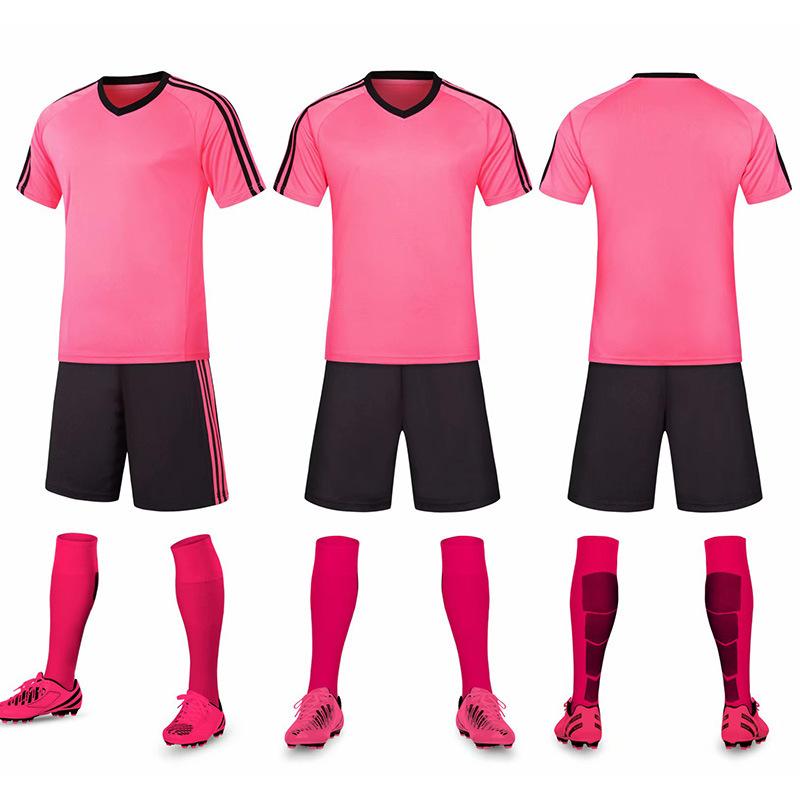 Football Suit Men'S Adult Game Training Students Practice Team Uniform Sports Children'S Short-Sleeved Children'S Ball Clothes Printing Number