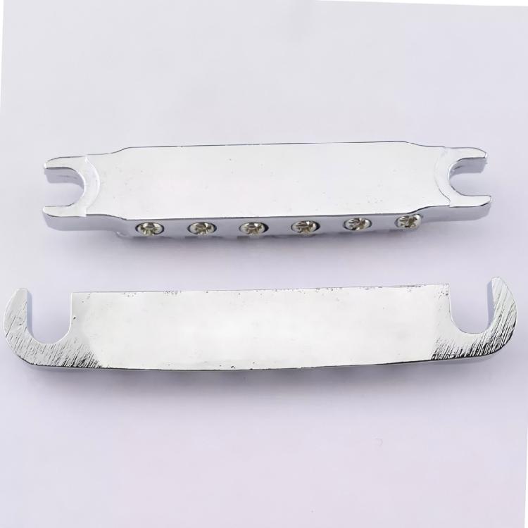 Guitar Bridge Tailpiece Top Hanging String Individual Saddles Electric Guitars Replacement Parts Easy To Install