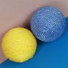 Cat Toy Sisal Ball Interactive Cat Toy Large Woven Ball Toys for Cats Teeth Molar Sisal Ball Cats Toys with Bell Pet Products