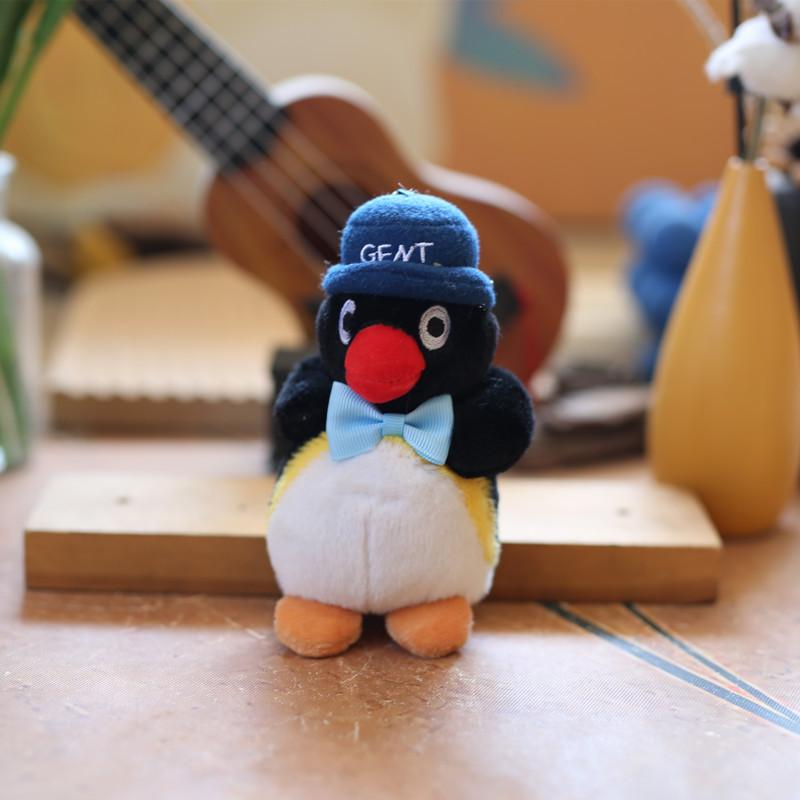 

Милая милая маленькая уточка подвеска плюшевая игрушка кукла пингвин сумка подвесной брелок кукла кукла 13 cm.