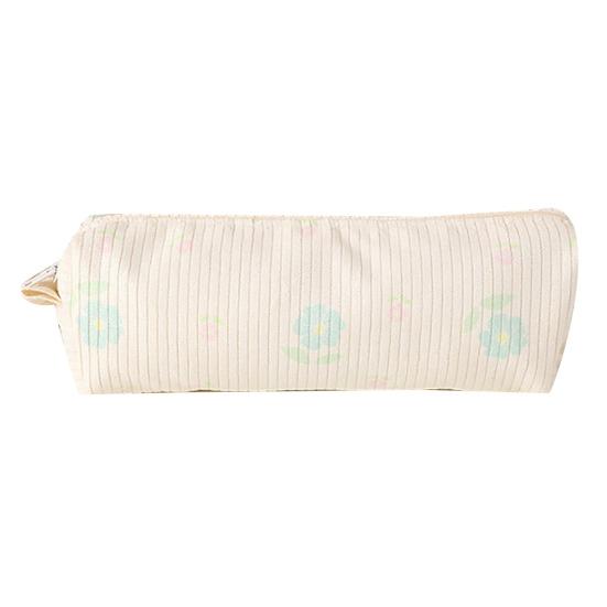 

Пенал с цветочным принтом, застежка-молния, держатель для карандашей, большая вместимость, органайзер для канцелярских принадлежностей, учебные принадлежности для студентов F