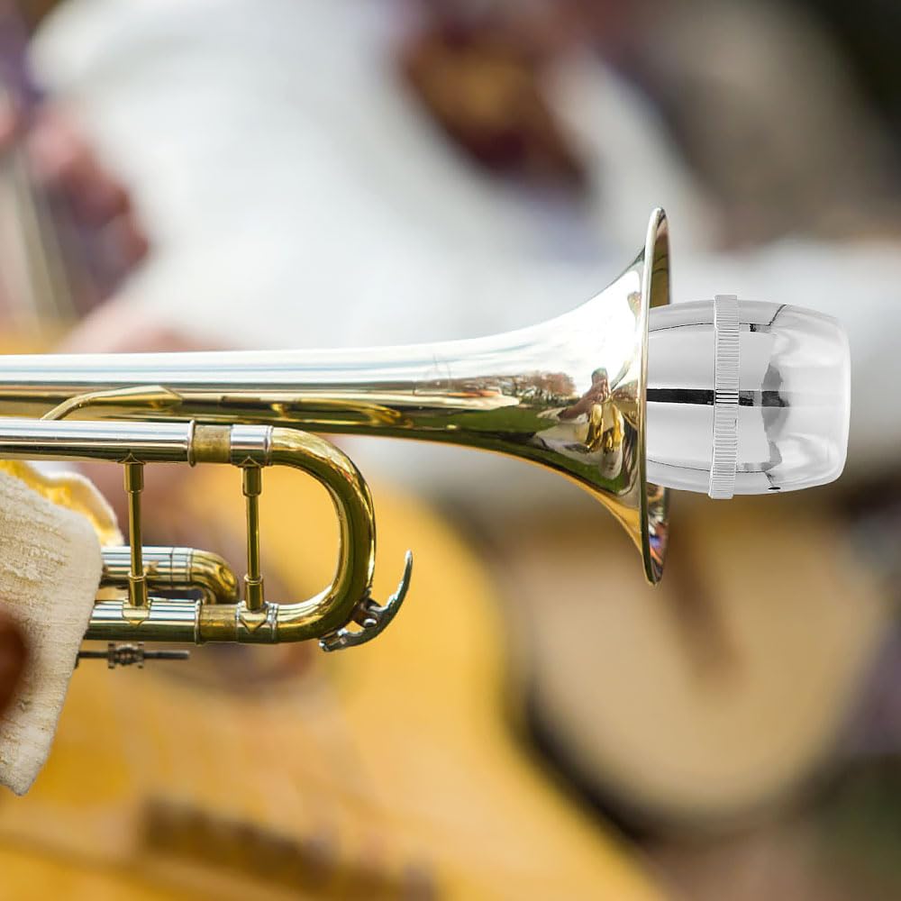 Musical Instrument Silencer Mute Reducer ABS Fully Enclosed Silencer Instrument Mute Brass Instrument Accessories Suitable for Home Practice Musical