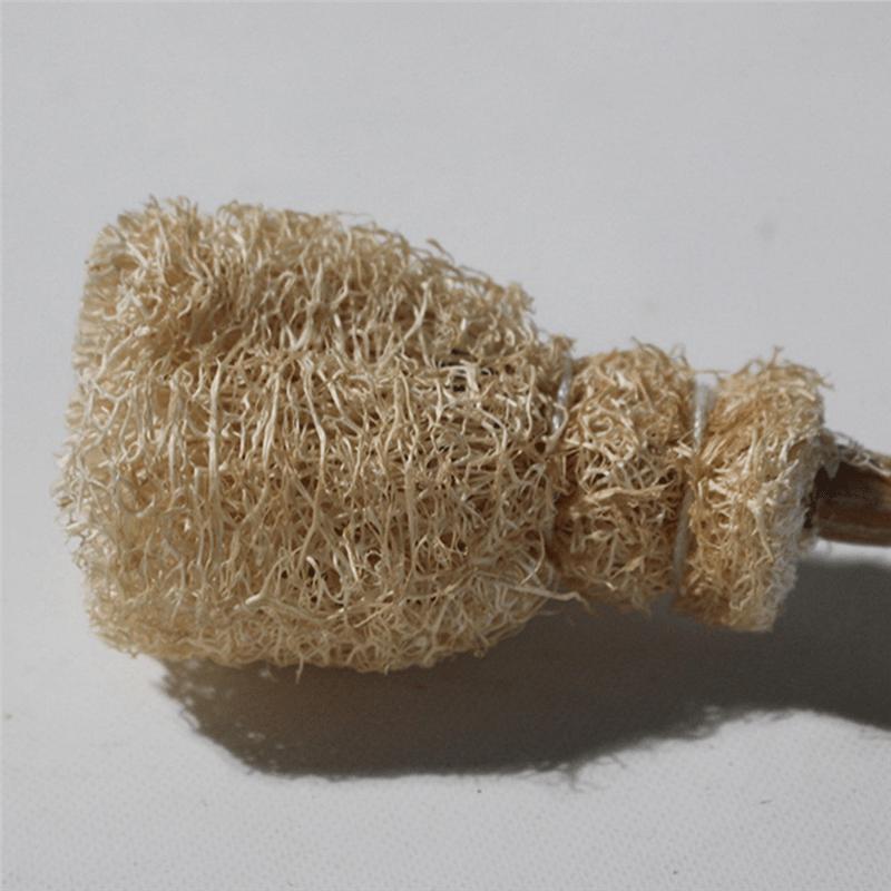 3PCS Hand-Made Loofah Loofah Pen Cleaner Cup Brush Teapot Brush Loofah Brush Kung Fu Tea Ceremony Parts