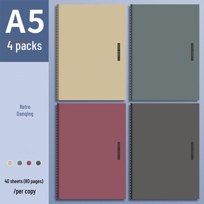 Neues großes Softcover-Notizbuch für Schüler - Mittelstufe bis Hochschulprüfungen