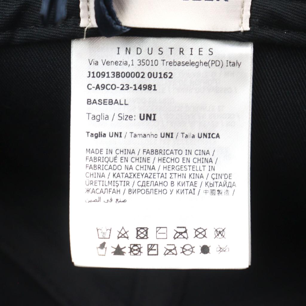 Pristine MONCLER cap BASEBALL Adjuster Black series cotton J10913B00002 0U162 Used