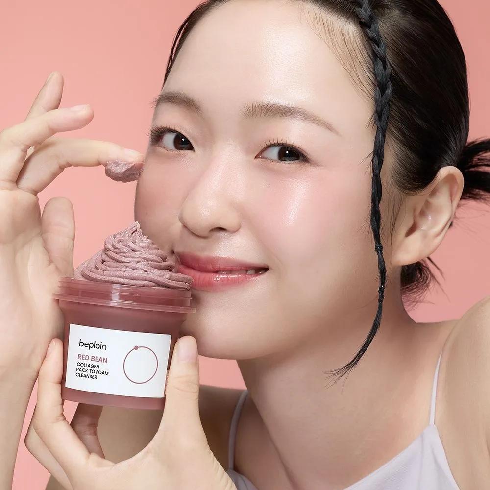 Red Bean Collagen Pack-to-Foam Cleanser 100ml