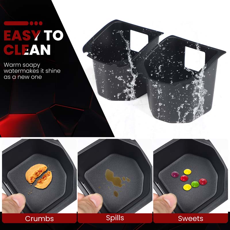 Silicone Car Dashboard Side Water Cup Holder Drink Holder Protector Met Car For Toyota Hilux 2026+ Accessories