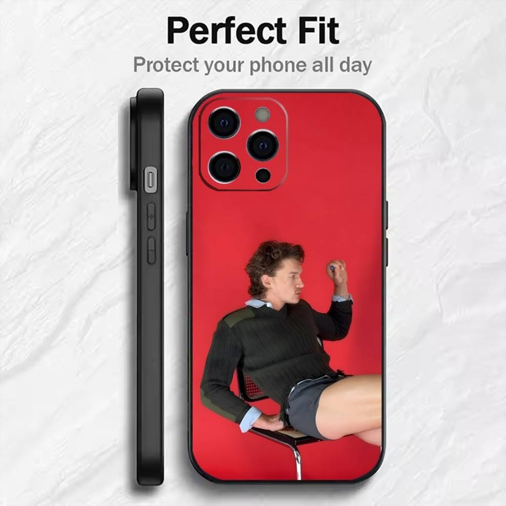 Daily C-Connor S-Storrie Phone Case For iPhone17,16,15,14,13,12 Plus,Max Soft Silicone Black Cover