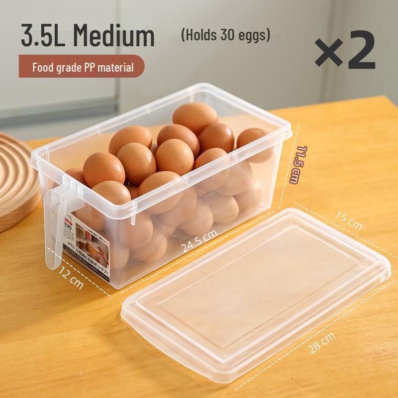 Clear Plastic Refrigerator Egg Holder