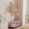 Mobile Clothes & Hat Rack, Dormitory & Bedroom Floor Stand, Small Hanging Rack with Bag Hook - 2026 New Style.