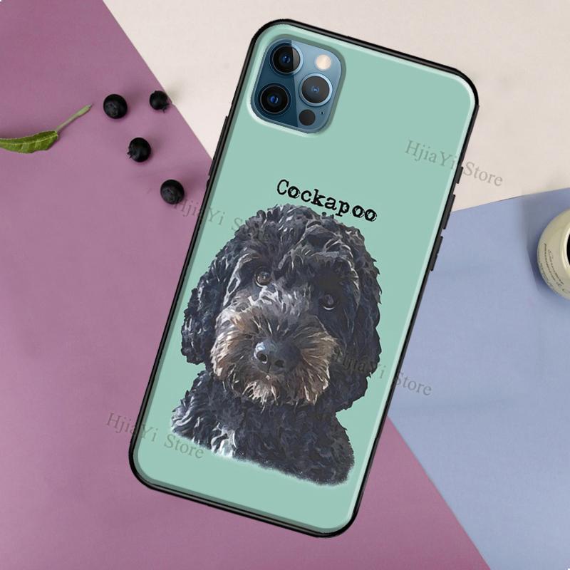 Brown Cockapoo Soft Case For iPhone 12 Pro Max 13 Mini 11 Pro Max X XR XS Max SE2 8 7 Plus Phone Cover