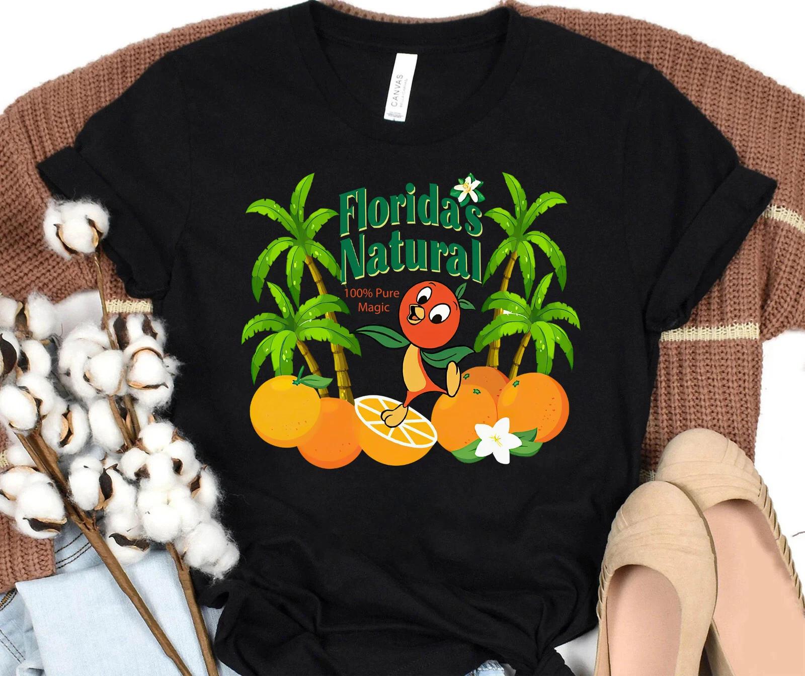 Disney World Orange Bird Florida Flower Shirt Unisex Adult Kid Shirt 3XL