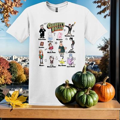 Channel Gravity Falls T-Shirt Kinder Hoodie Herren Damen Unisex T-Shirt SX82