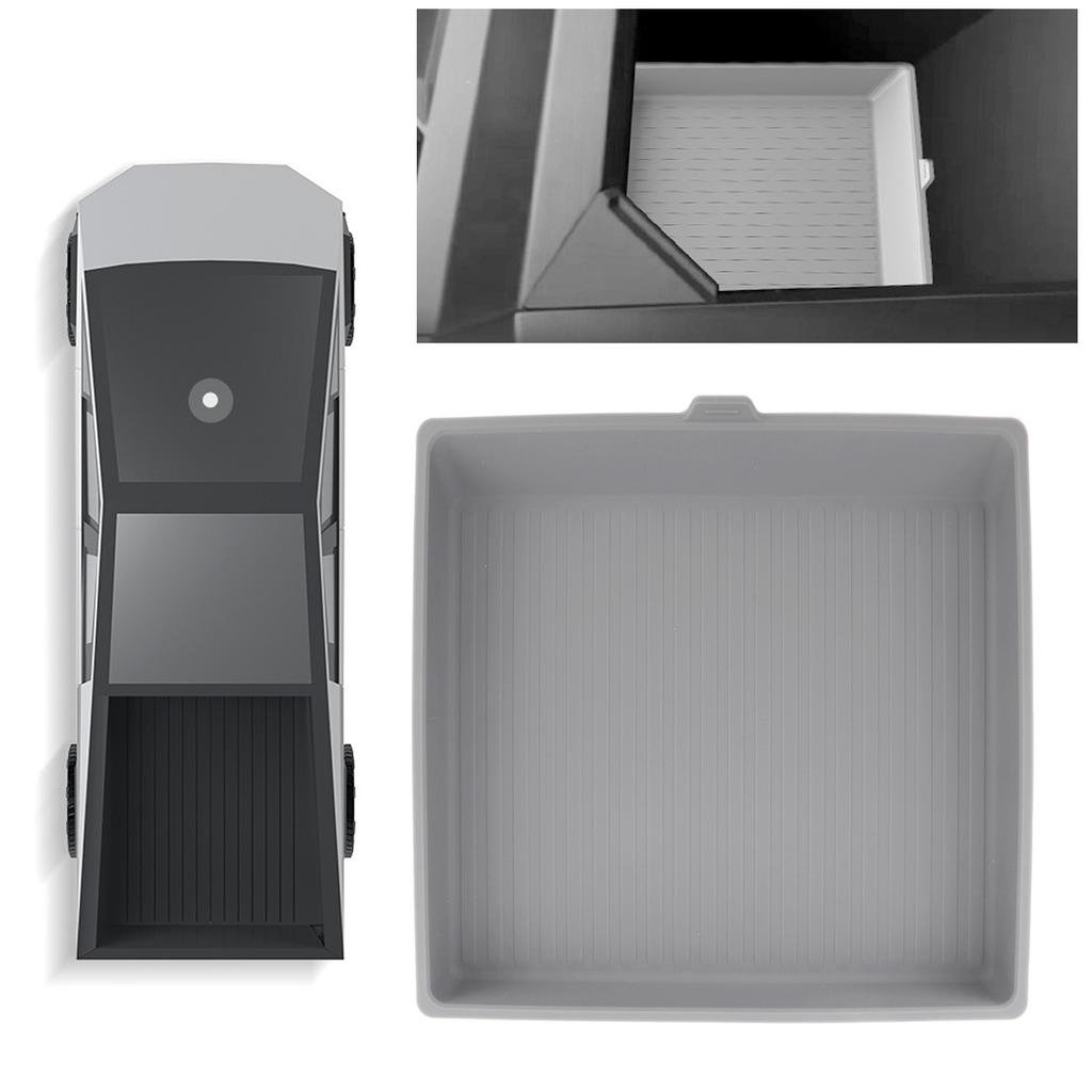 Tappetino Decorativo Antiscivolo per Vassoio Portaoggetti Bracciolo Console Centrale in Silicone per Veicolo