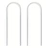 2pcs U-Shaped Acrylic Plant Climbing Frame Plant Support Plant Stakes For Indoor Vines Flowers Garden Tools