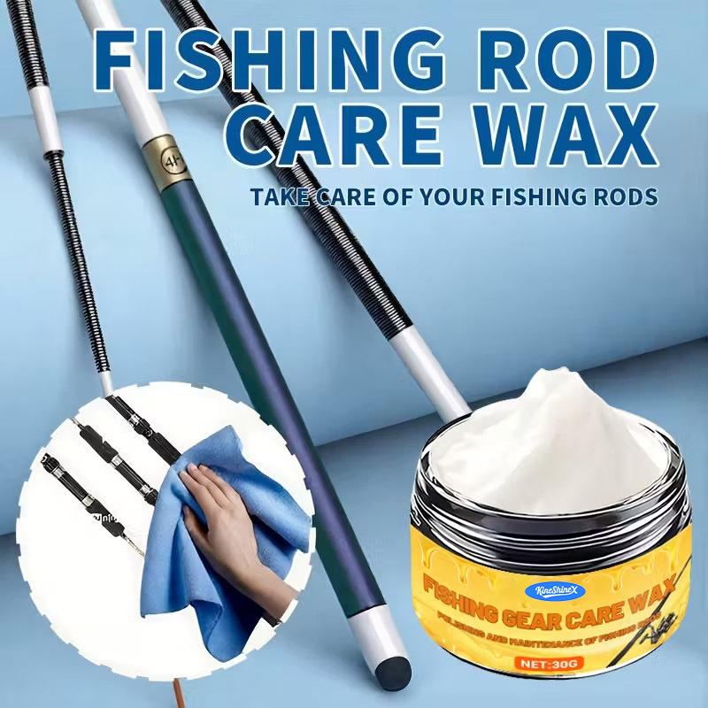 30g Premium Fishing Rod Protective Wax, Universal Care Cream for Angling Equipment Maintenance,High-End Fishing Rod Care Wax