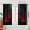 Plane Printing Curtains Window Treatment Gothic Vampire Castle Versatile Polyester Without Rod Outdoor Curtain Set Of 2 Made Washable