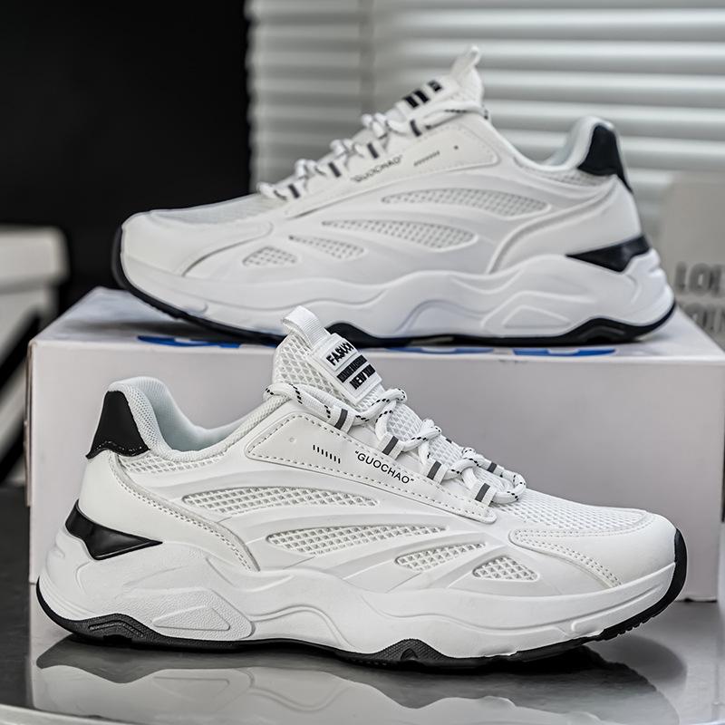 Men's shoes summer new casual shoes lightweight men's sports shoes breathable platform dad shoes men