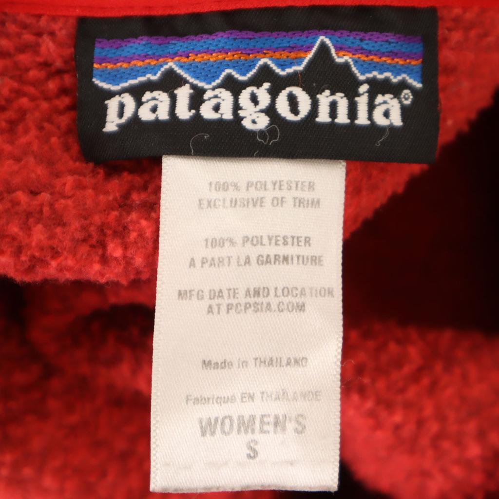 Patagonia Long Sleeve Half Zip Better Sweater S Red Outdoor 25616FA12 Women Used