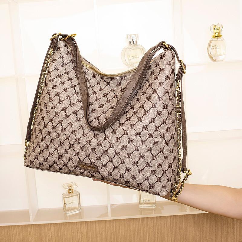 High-end Large-capacity Messenger Bag, New Fashionable Portable Textured Tote Bag, Light Casual and Versatile Shoulder Bag.
