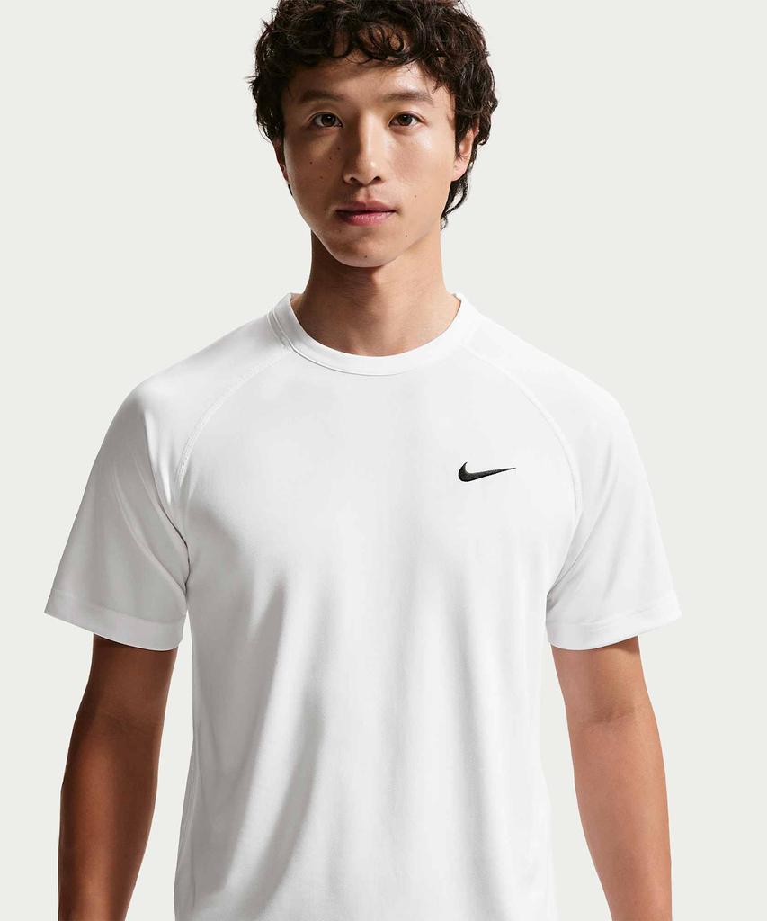 NIKE Flex Dry-Fit Short Sleeve Training Top M - White:Black / If2138-100