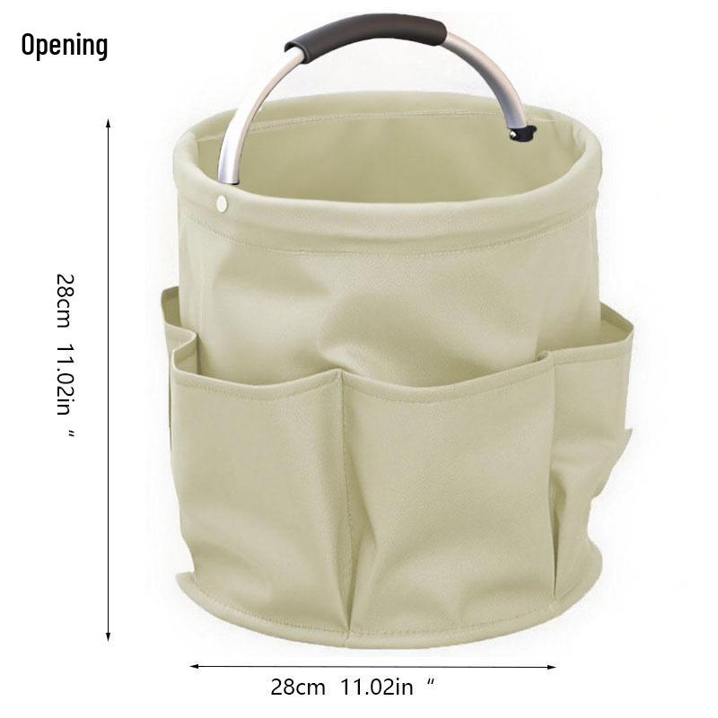 Multifunctional Foldable Storage Basket for Camping, Picnic, Toiletries, Shower, and Household Use