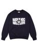 LA MAISON STUDIO Unisex Bear Friends Big Logo Regular Fit Sweatshirt Navy (Fcf1Ts325M)