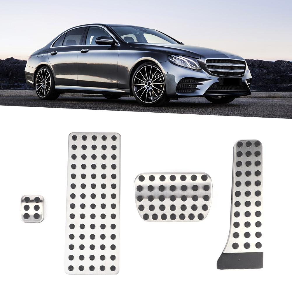 4 Stück Rutschfestes Gaspedal Gasfußstütze Pad Passend für Mercedes Benz C E S W GLK CLS SLK AMG 10 19
