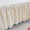 Sleeping Grid A-class Cloud Feeling Cotton Wrinkled Yarn Double-layer Yarn Bed Skirt