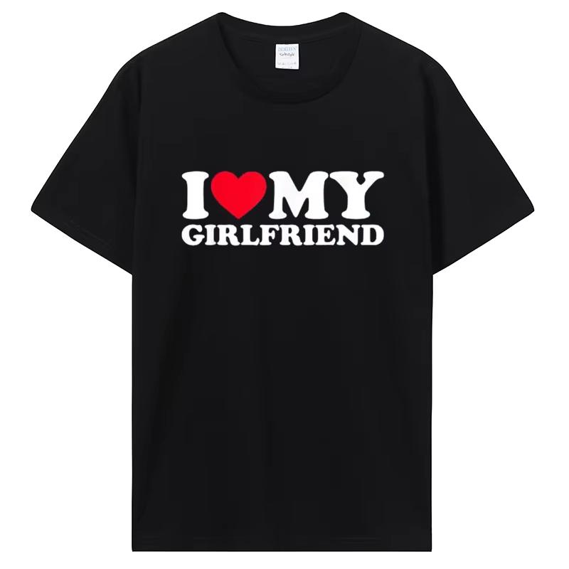 I Love My Girlfriend T Shirt I Heart Mygirlfriend Tshirt Gf Tshirt Boyfriends Gifts Valentines Day Costume Graphic Tee Tops