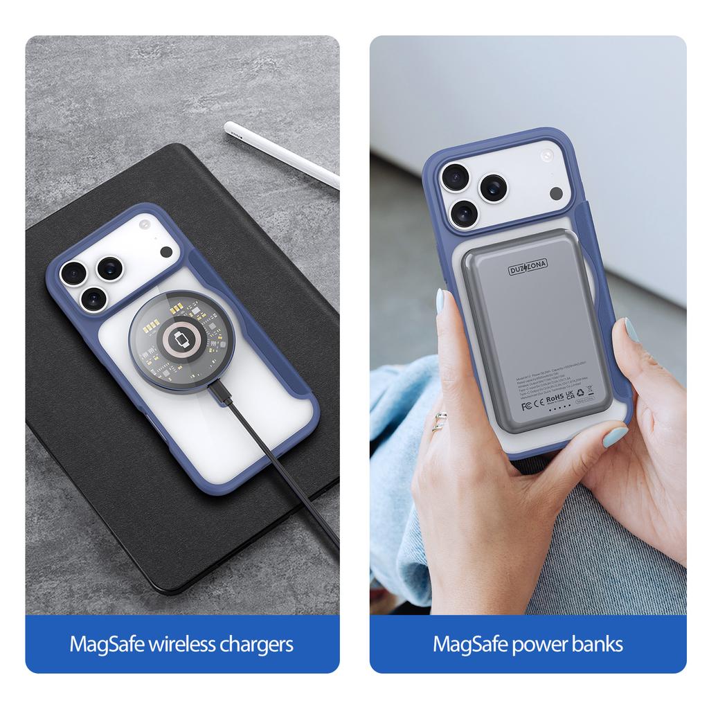 For iPhone 17 Pro Max Leather Case DUX DUCIS Skin X Pro Series Flip Cover Compatible with MagSafe