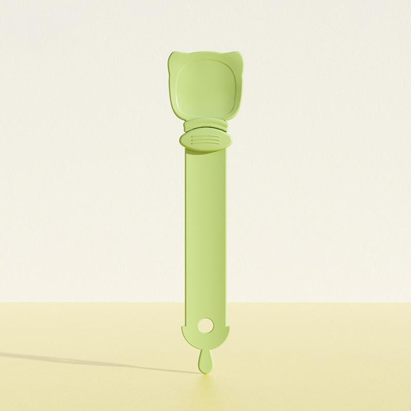 

Pet Feeder Spoon Cat Snack Liquid Food Squeeze Tools Multifunctional Cat Feeding Spoon For Wet Food Treat Puppy Kitten Dispenser Decor зелений
