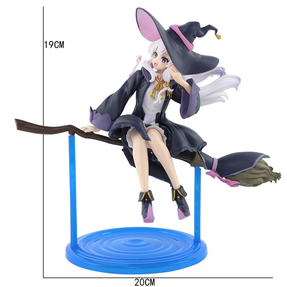 Anime Wandering Witch: The Journey Of Elaina 20cm PVC Action Figure Model Toys For Kids party gift
