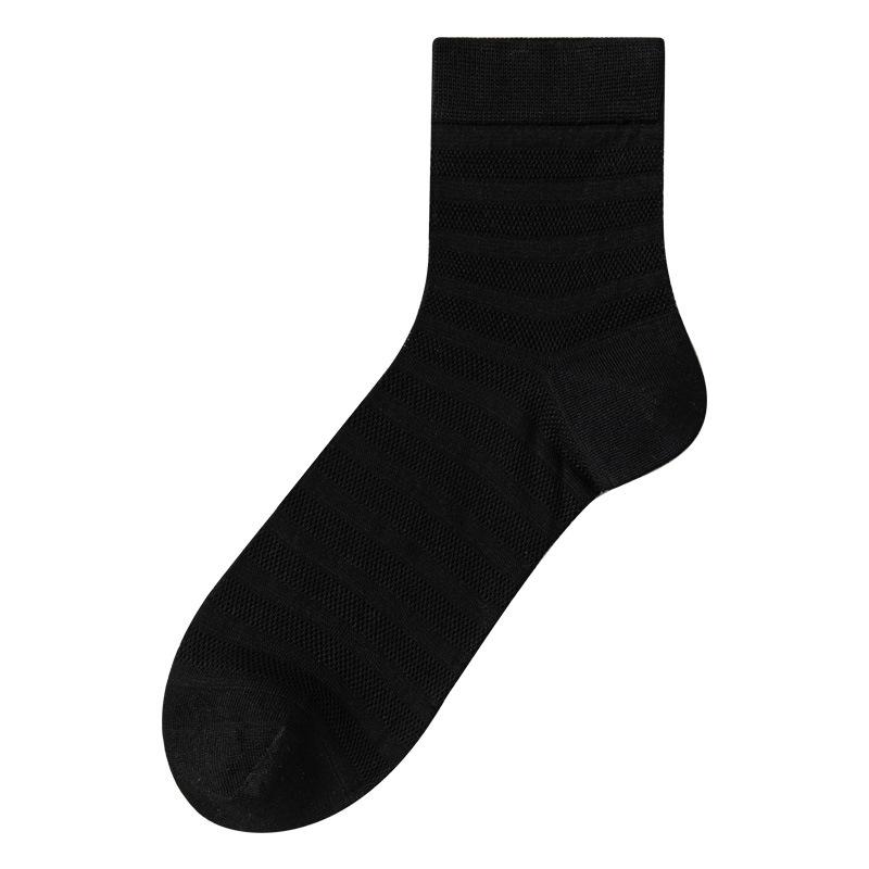 

Женские летние ультратонкие антибактериальные носки-гольфы из дышащей сетки, предотвращающие появление запаха 1 pair чёрный