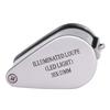 Miling 30X 21mm LED Illuminated Jewelry Loupe Magnifier