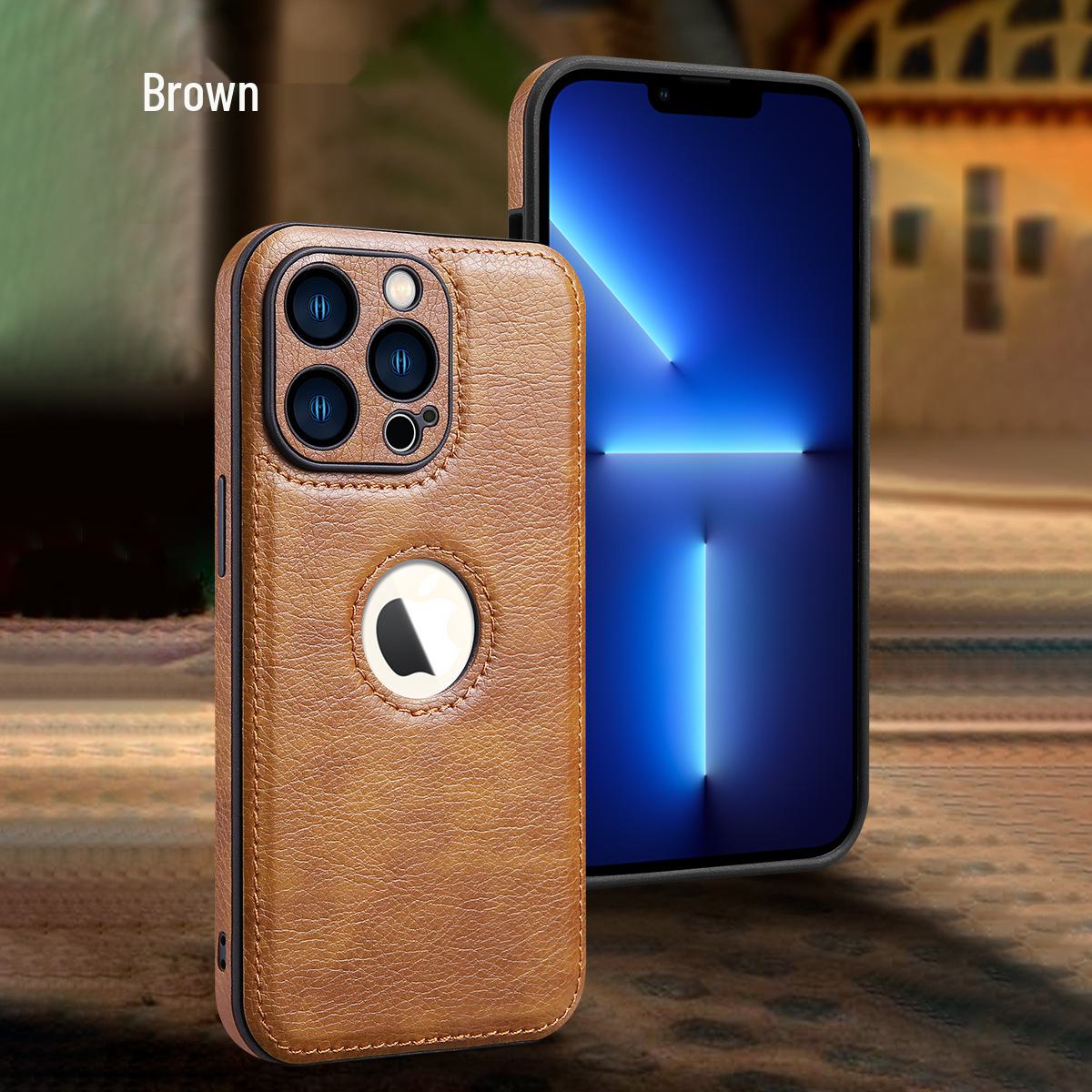 

Чехол для iPhone 15 Pro из кожи для бизнеса - боковая крышка 11 Pro Max