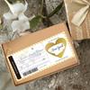 Romantic Surprise Travel Scratch Off Cards for Birthdays, Weddings & Parties - Boarding Pass Ticket Style Gift