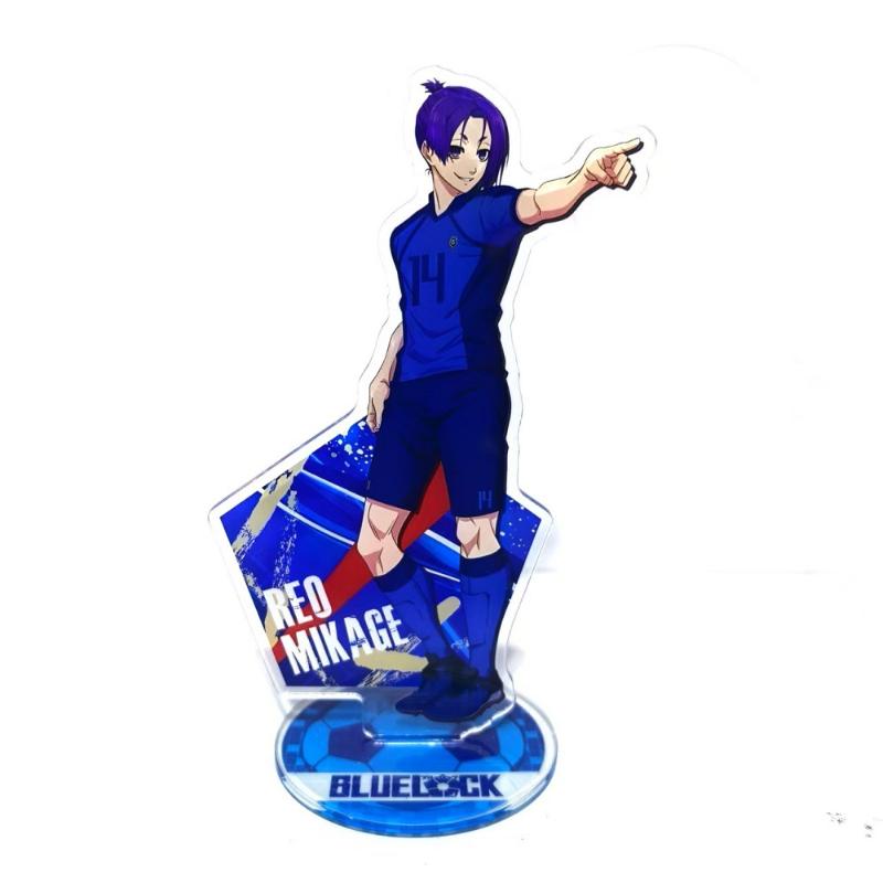 Blue Lock Anime Keychain Isagi Chigiri Bachira Nagi Action Figure Acrylic Stand Model Plate Desk Decoration Ornament Fans Gifts
