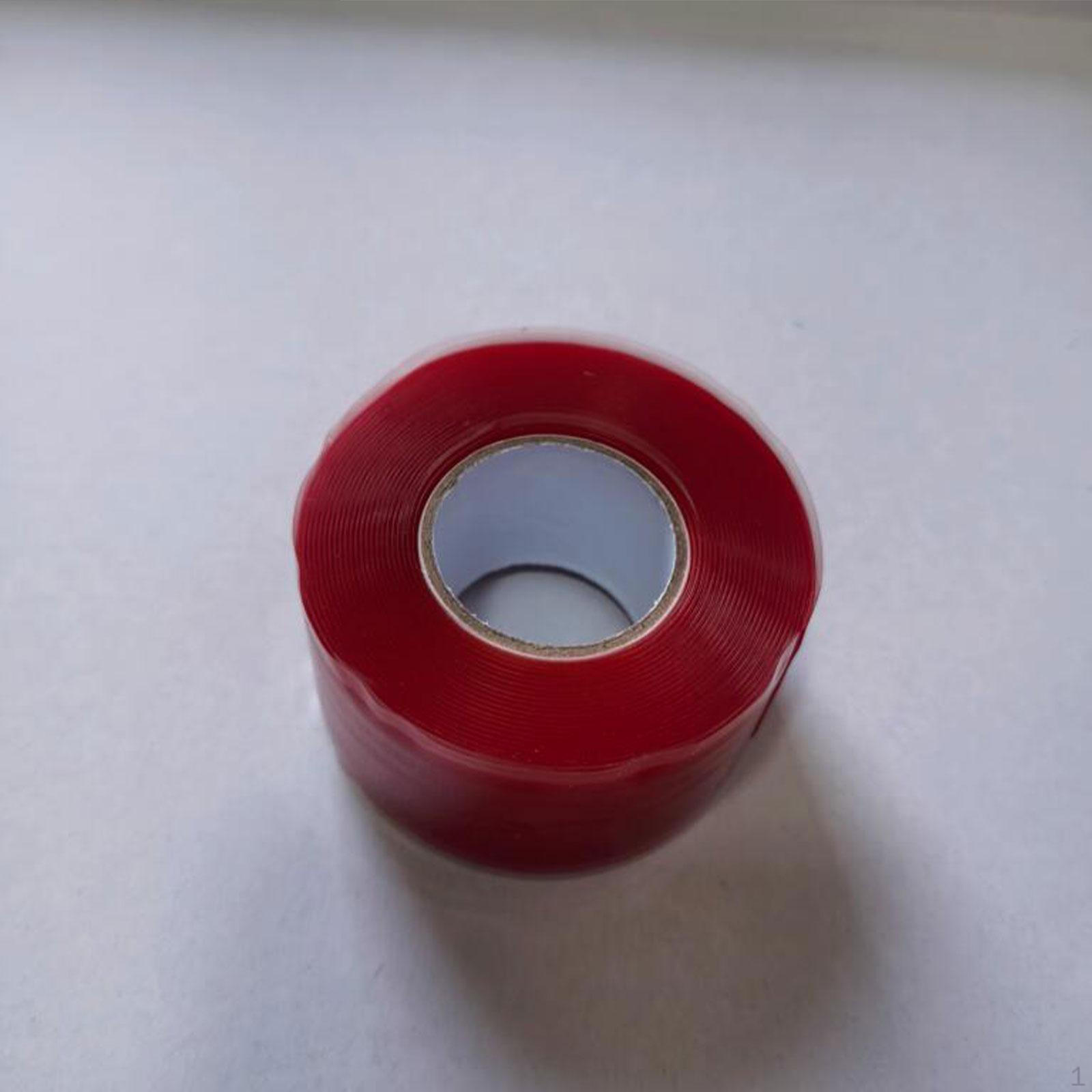 

Kayak Paddle Grip Tape Wrap Silicone Multifunctional Sealing Strip Handle for Dumbbells червоний