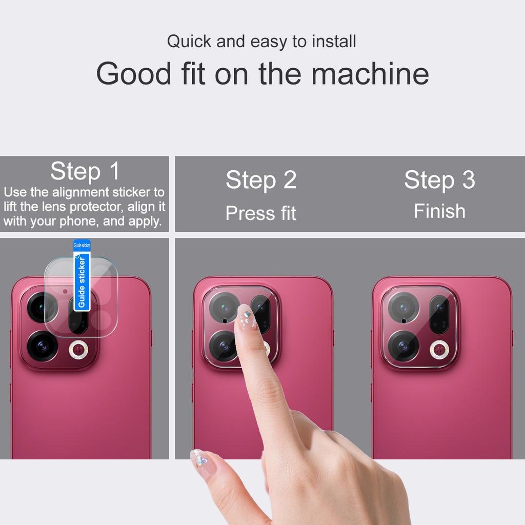 For OPPO Find X9 5G Glass IMAK High Definition Integrated Thin Glass Lens Film
