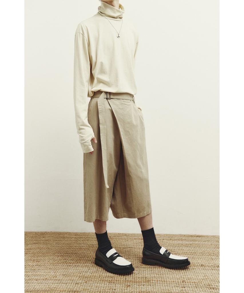 YOUTH Wrap Half Pants - Beige
