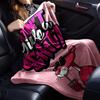 1pc Pink Panther Themed Printed Soft and Comfortable Home Blanket, Small Throw Blanket, Nap Blanket, Suitable As a Gift L049
