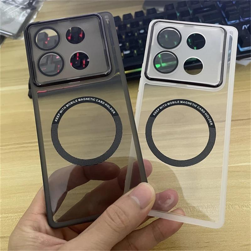 Magnetische Hülle Für Infinix GT 20 Pro Hülle Weiches Silikon Klare MagSafe Abdeckung Für Infinix GT20 Pro Kameraschutz Hülle Stoßfänger