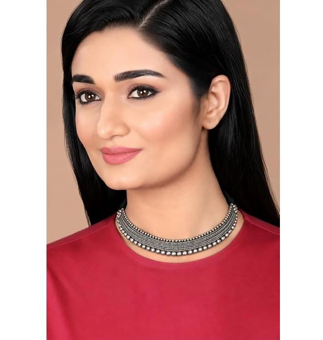 Hasli Choker Necklace Ethnic Festive For Women & Girls