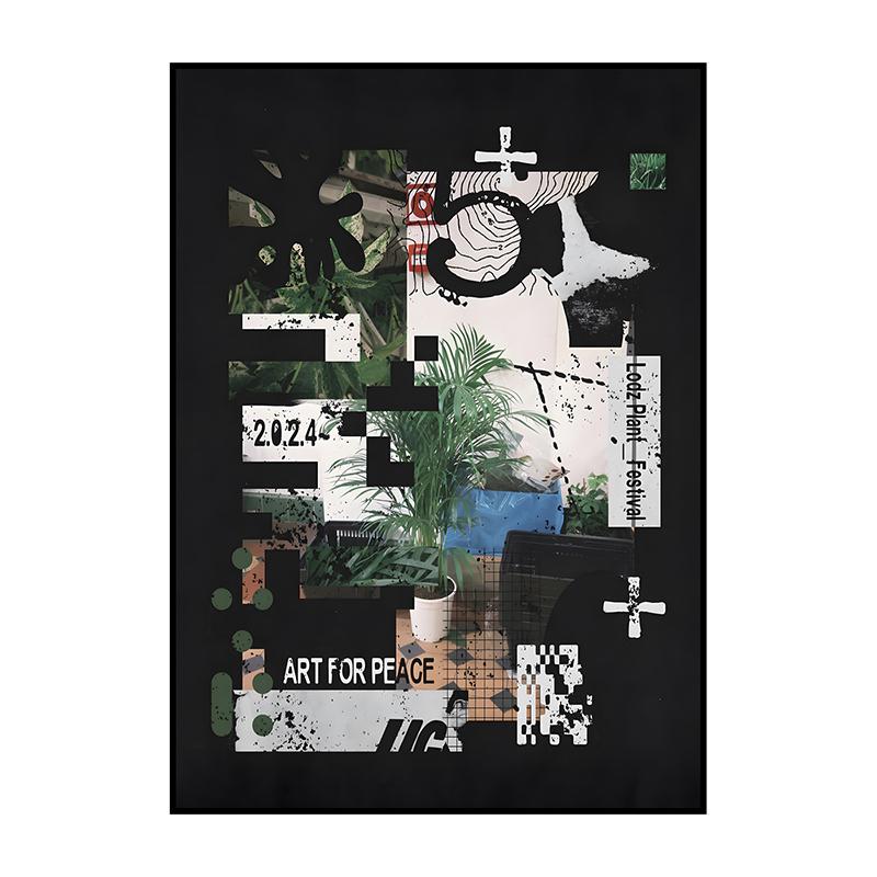 Vintage Abstract Classic Canvas Poster Retro Extreme Art Canvas Painting Print Wall Art Picture for Living Room Home Decoration