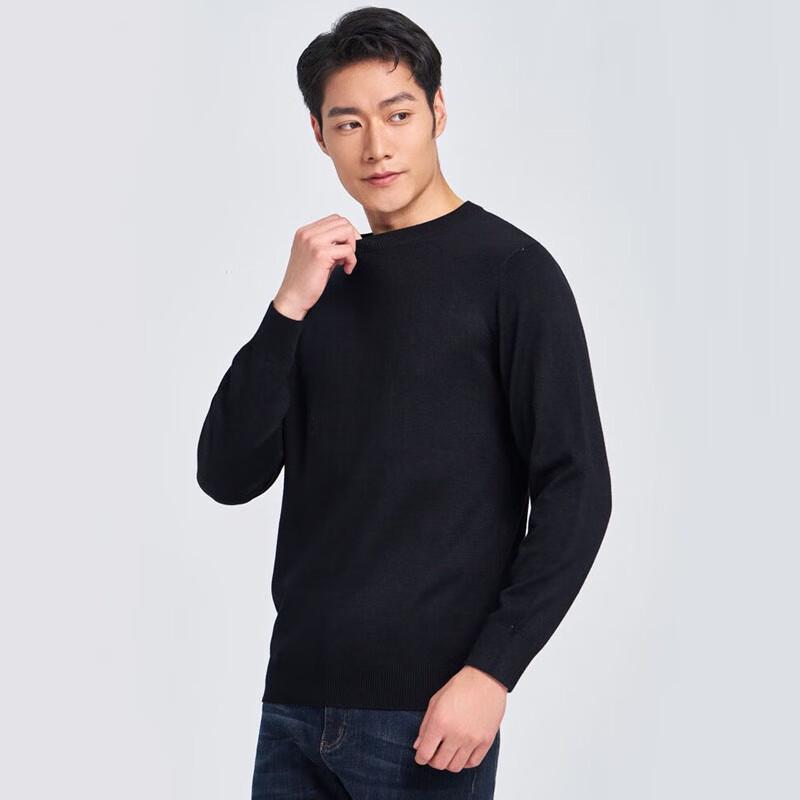 TRIES Men's Winter Solid Knitted Sweater