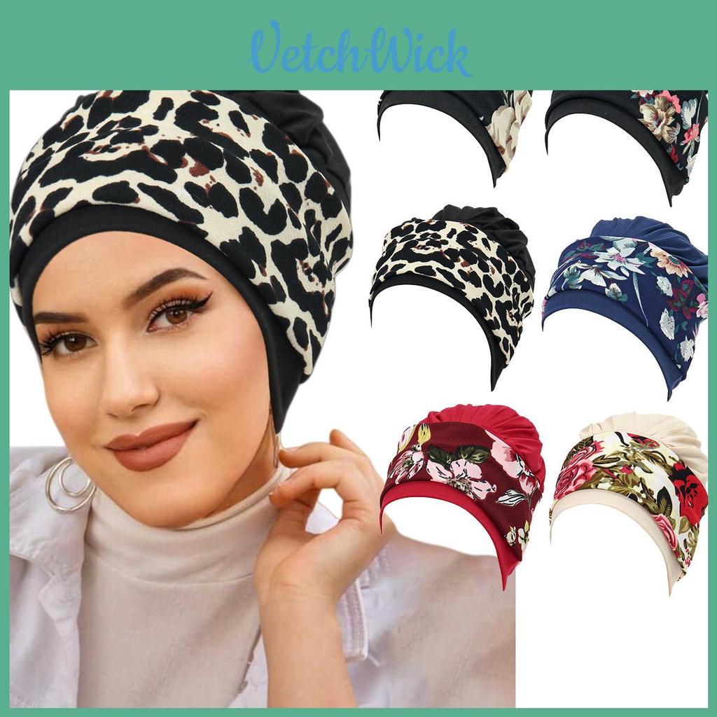 Fashion Ladies Head Scarf With Floral Print And Breathable Polyester For Casual Wear