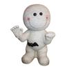 26cm Resin Mummy Figurine Standing Decorative Statue Wrapped Bandage Design with Bat Detail for Indoor Display Collectible Ornament